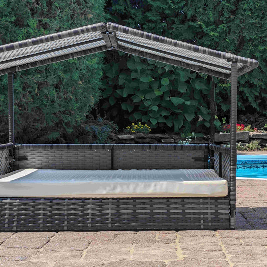 Outdoor Pet Bed with Canopy