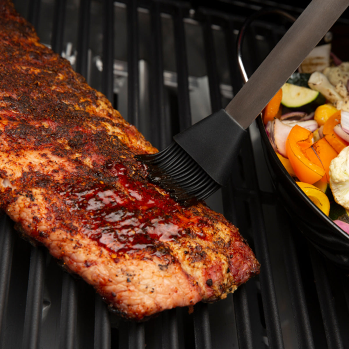 Deluxe Soft Grip Handle Barbecue Tool Set - 7 piece