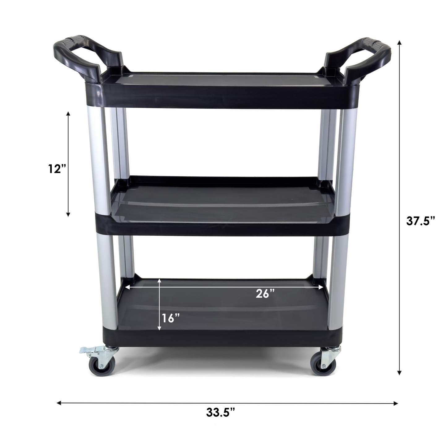 3 Shelf Utility Cart