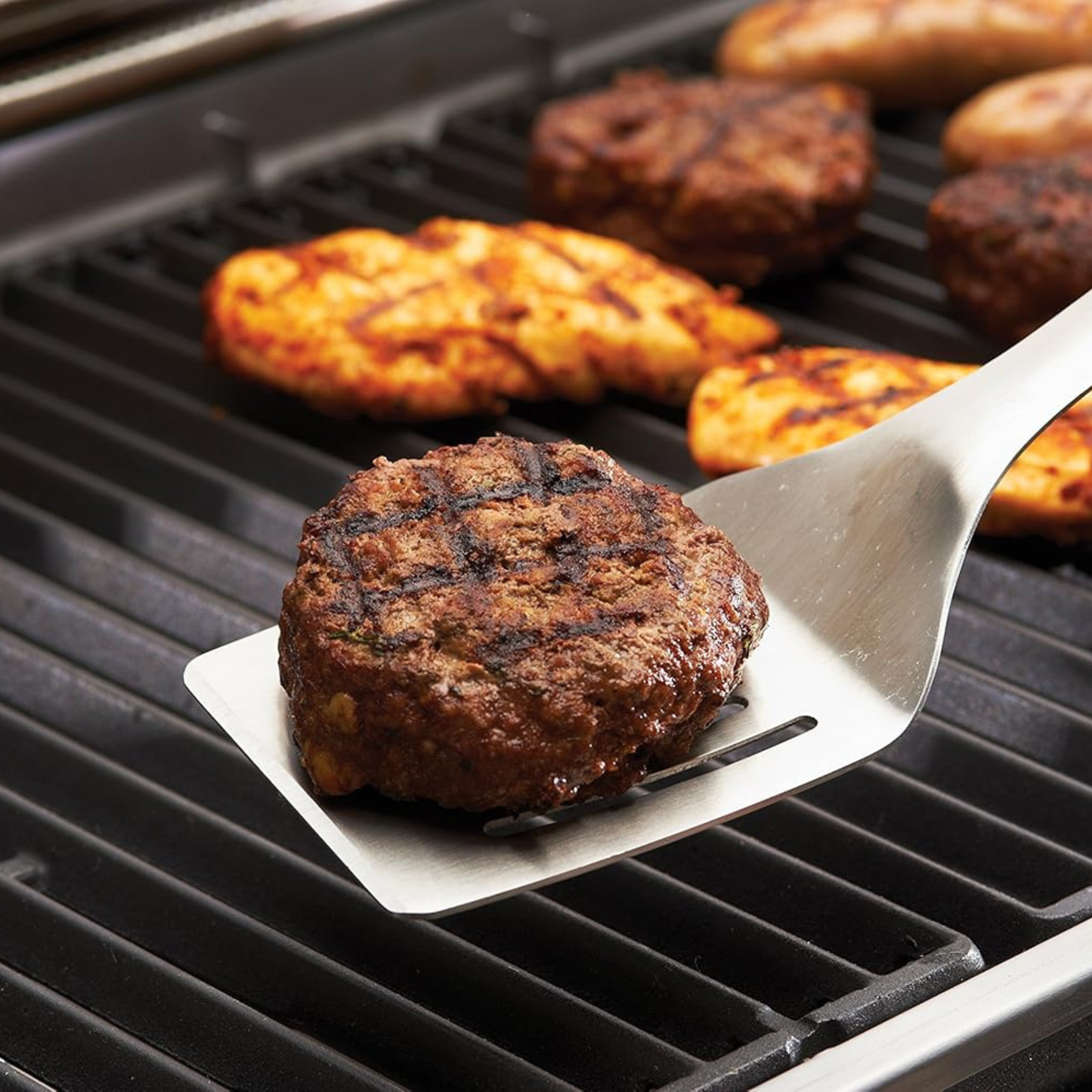 Stainless Steel BBQ Tool Set - 4 piece