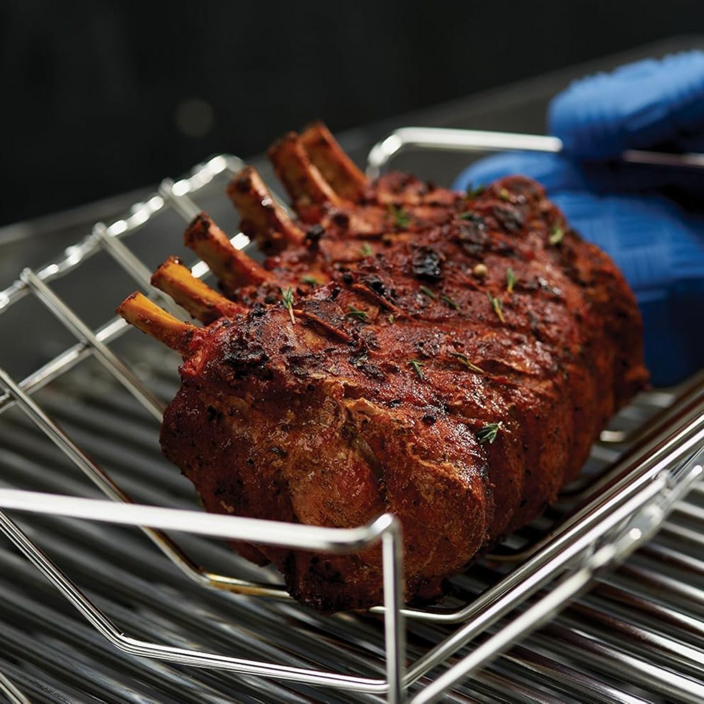 Multi-Functional Roast, Kebab And Skewer Rack