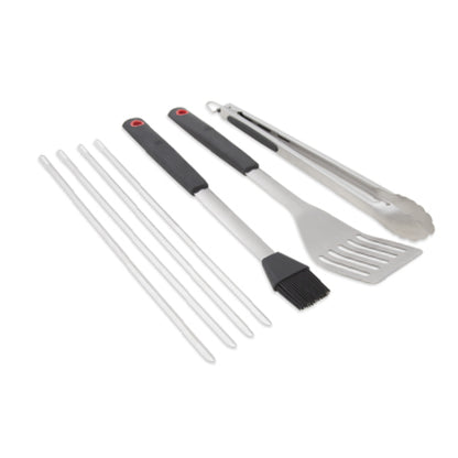 Deluxe Soft Grip Handle Barbecue Tool Set - 7 piece