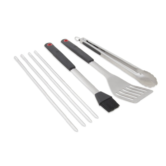 Deluxe Soft Grip Handle Barbecue Tool Set - 7 piece