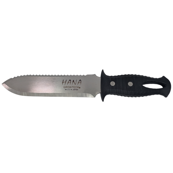 High-Quality Japanese Steel HANA Hori Hori, Rubber Grip, SS