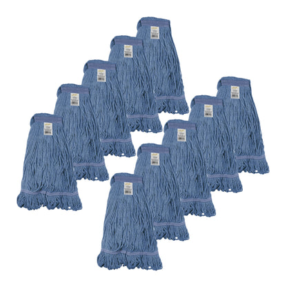 Pack of 10 Synthetic String Mop Heads, Looped End