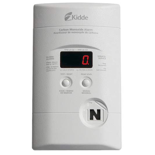 Kidde AC Plug-in Carbon Monoxide Alarm with Digital Display