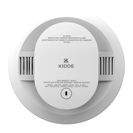 Kidde Combo Smoke + CO Alarm, Hardwired with AA Backup Battery and Voice Alerts