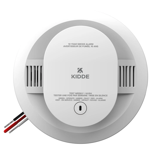 Kidde Smoke Alarm, Hardwired with 10-Year Backup Battery