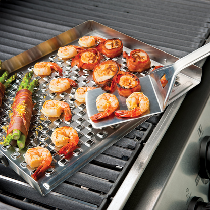 Spatule et décapsuleur en acier inoxydable pour grillades
