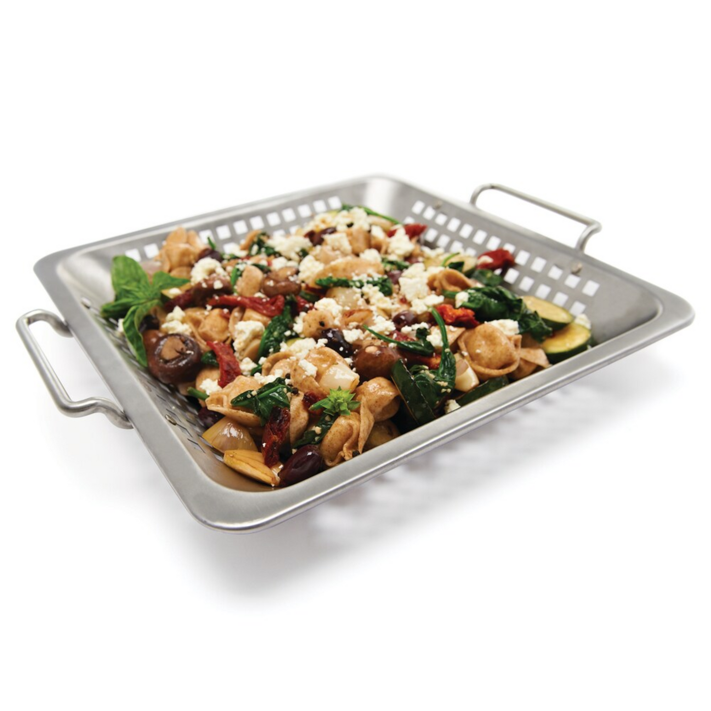 Wok à griller en acier inoxydable