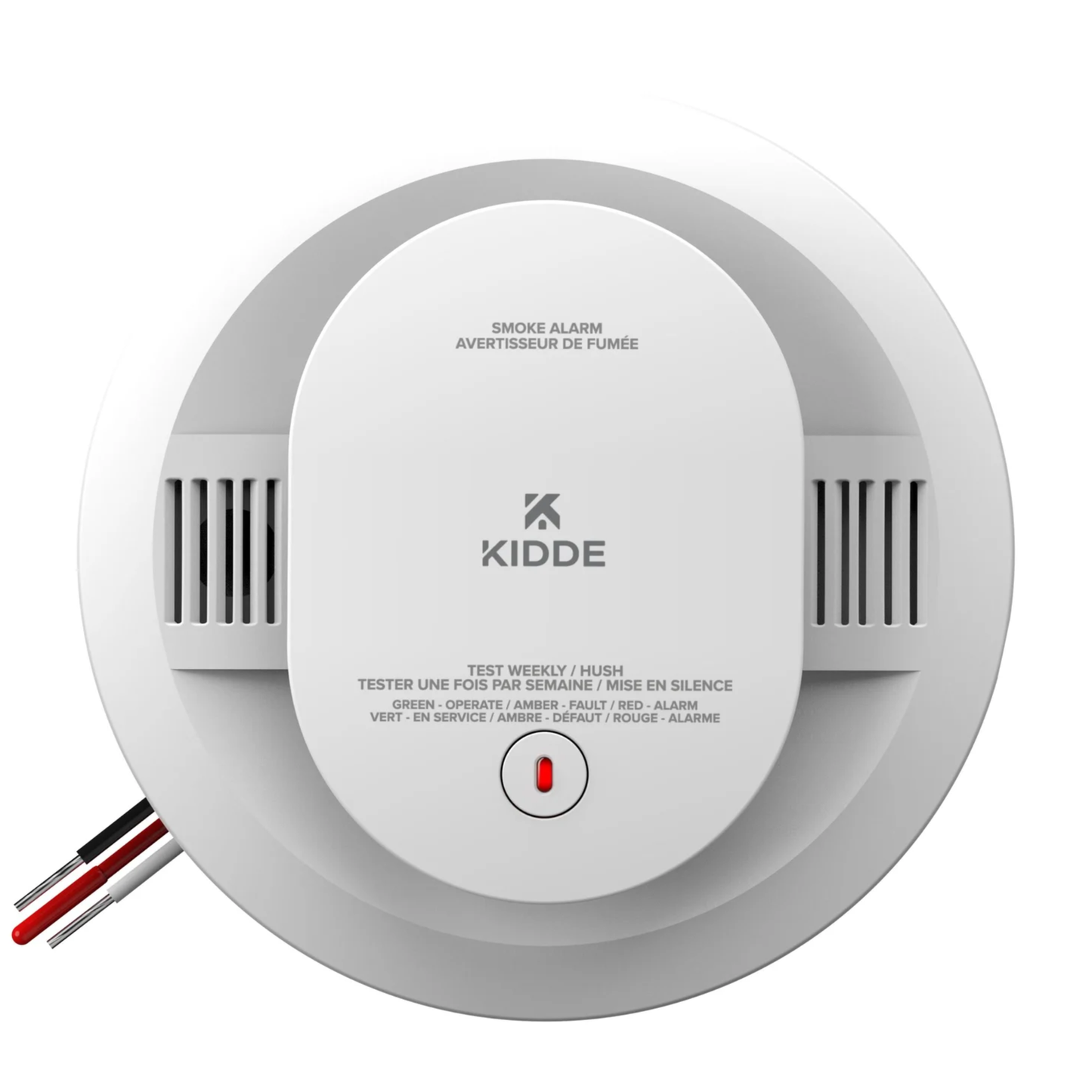 Kidde Smoke Alarm, Hardwired with AA Backup Battery