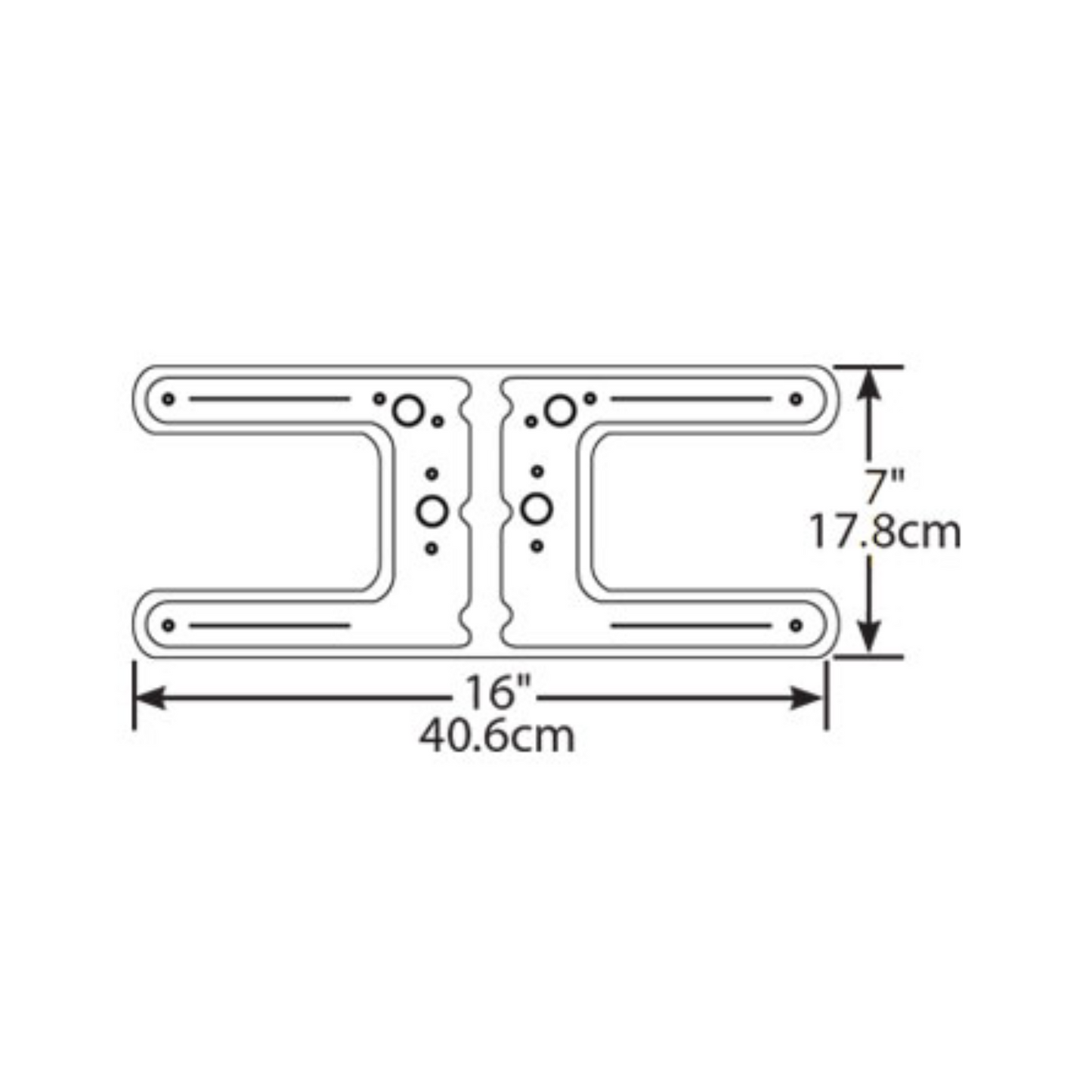 16 in. Universal Fit H Burner