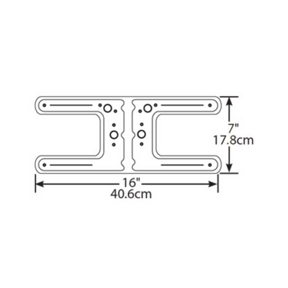 16 in. Universal Fit H Burner