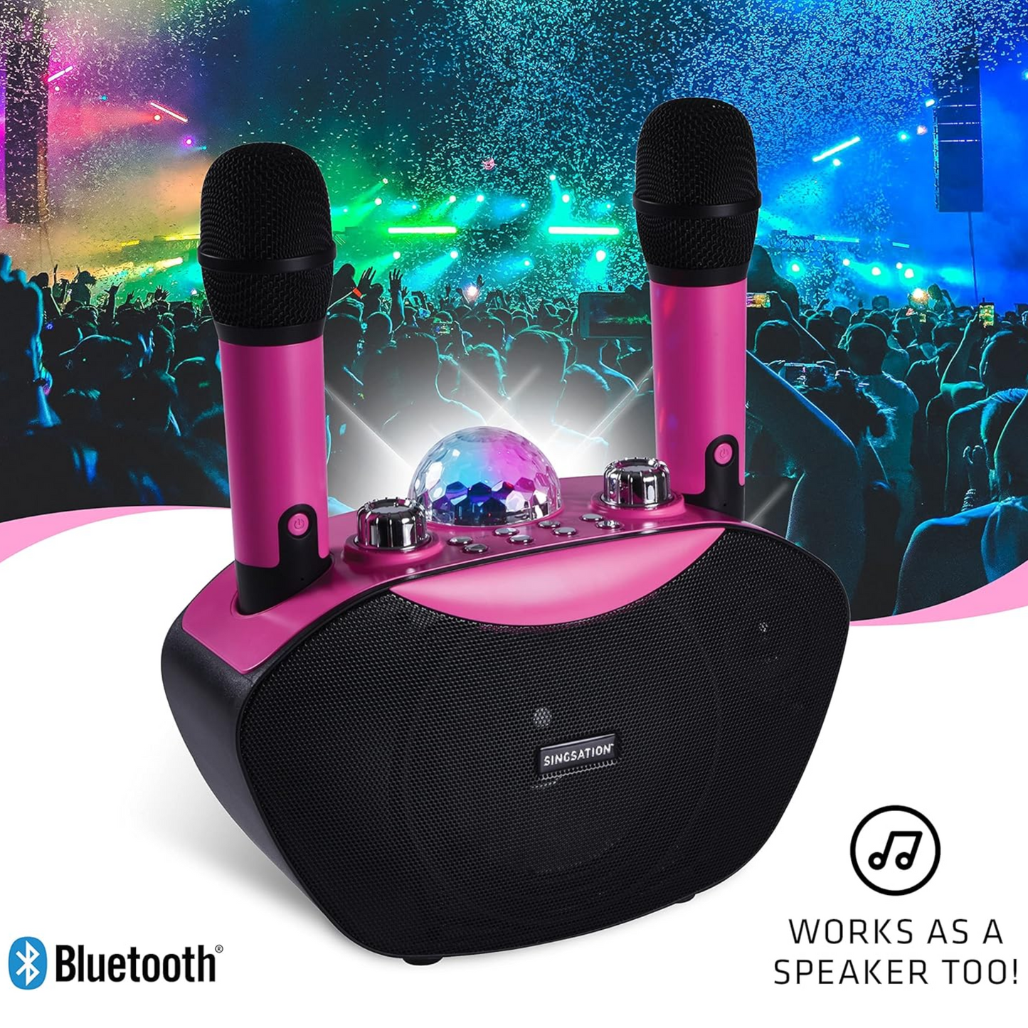 Voxx All-in-One Portable Wireless Bluetooth Rechargeable Karaoke Machine