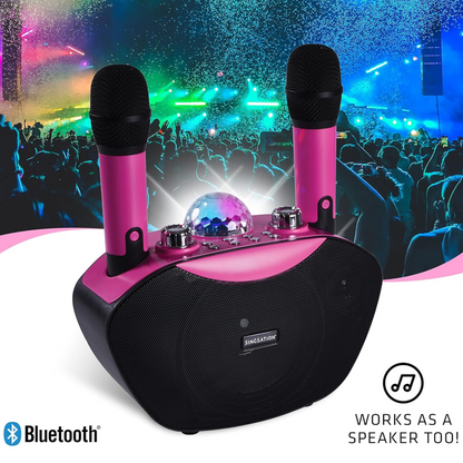 Voxx All-in-One Portable Wireless Bluetooth Rechargeable Karaoke Machine