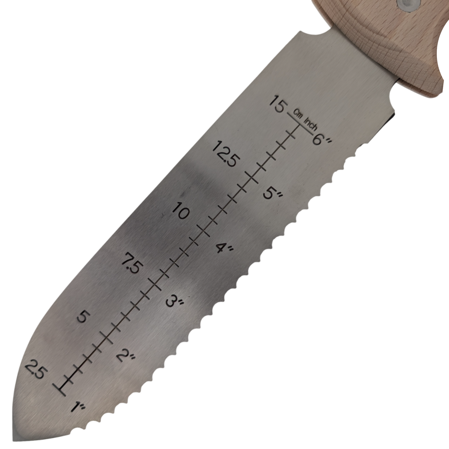 HANA Hori Hori,  Harvesting Knife, Wood Grip, SS